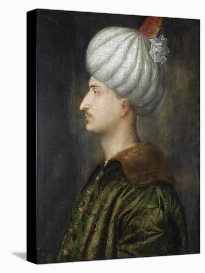 Sultan Suleiman I the Magnificent-Titian (Tiziano Vecelli)-Stretched Canvas