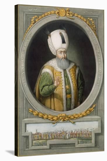 Sultan Suleiman Khan I, 10th Sultan of the Ottoman Empire, 1815-John Young-Stretched Canvas