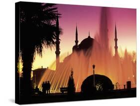 Sultanahmet, Blue Mosque, Istanbul, Turkey-Peter Adams-Stretched Canvas