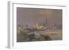 Sultry Afternoon in August, King's Reach, 1988-Trevor Chamberlain-Framed Giclee Print