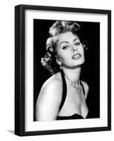 Sultry Sophia Loren Publicity Pose Promotion for Pride and the Passion, 1957-null-Framed Photo
