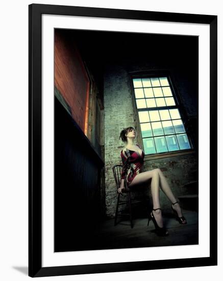 Sultry-Winter Wolf Studios-Framed Photographic Print