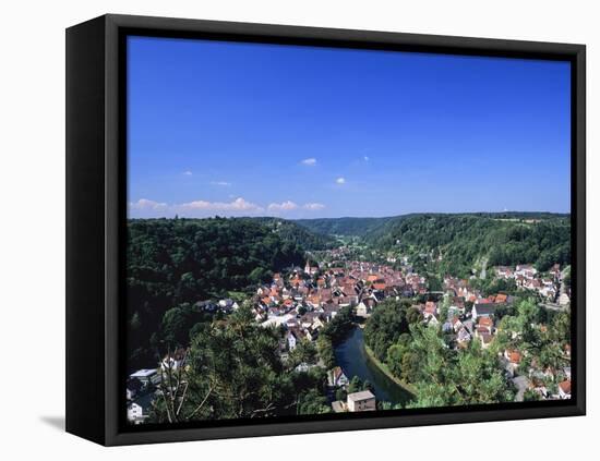 Sulz Am Neckar, Neckartal Valley, Baden Wurttemberg, Germany, Europe-Marcus Lange-Framed Stretched Canvas
