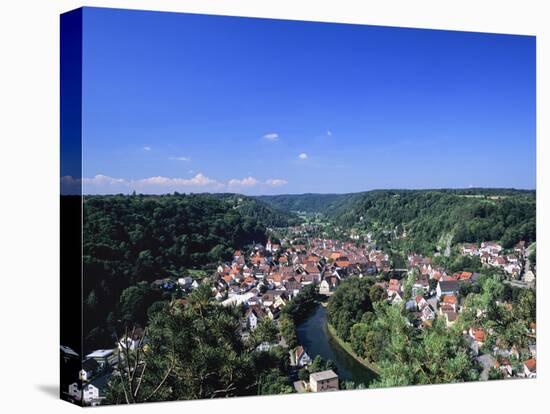 Sulz Am Neckar, Neckartal Valley, Baden Wurttemberg, Germany, Europe-Marcus Lange-Stretched Canvas