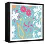 Sum Flowers-Jace Grey-Framed Stretched Canvas