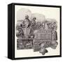 Sumarian Chariot Drawn by Wild Asses-Pat Nicolle-Framed Stretched Canvas