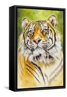 Sumatran Tiger-Barbara Keith-Framed Stretched Canvas