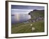Sumba, Picturesque Village on South-West Tip of Suduroy Island, and Sheep, Suduroy Island-Patrick Dieudonne-Framed Photographic Print