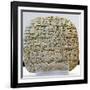 Sumerian Contract Written in Pre-Cuneiform Script-null-Framed Photographic Print