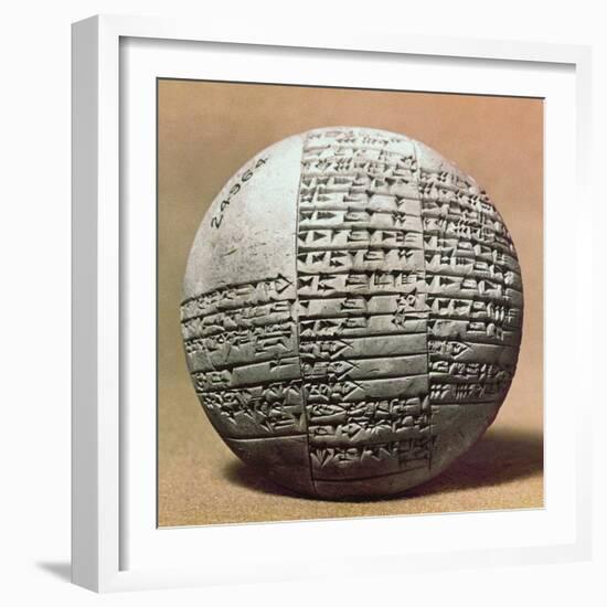 Sumerian Cuneiform-null-Framed Photographic Print