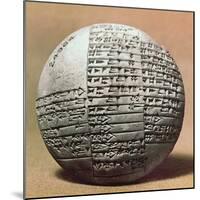 Sumerian Cuneiform-null-Mounted Photographic Print