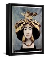 Sumerian Headdress Worn by Queen Shub-Ad, Discovered in Ur by Mr. C. Leonard Woolley-null-Framed Stretched Canvas