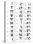 Sumerian Number System-Science Source-Stretched Canvas