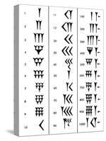 Sumerian Number System-Science Source-Stretched Canvas