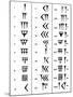 Sumerian Number System-Science Source-Mounted Giclee Print