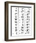 Sumerian Number System-Science Source-Framed Premium Giclee Print