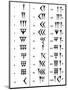 Sumerian Number System-Science Source-Mounted Premium Giclee Print