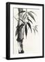 Sumi Bamboo-Chris Paschke-Framed Art Print