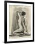 Sumi-e Figure I-Ethan Harper-Framed Art Print