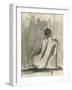 Sumi-e Figure II-Ethan Harper-Framed Art Print