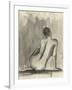 Sumi-e Figure II-Ethan Harper-Framed Art Print