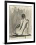 Sumi-e Figure II-Ethan Harper-Framed Art Print