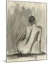 Sumi-e Figure II-Ethan Harper-Mounted Art Print