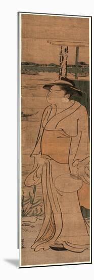 Sumida Kahan No Bijin-Hosoda Eishi-Mounted Premium Giclee Print