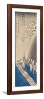 Sumida River in the Snow-Utagawa Hiroshige-Framed Art Print