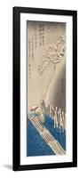 Sumida River in the Snow-Utagawa Hiroshige-Framed Art Print