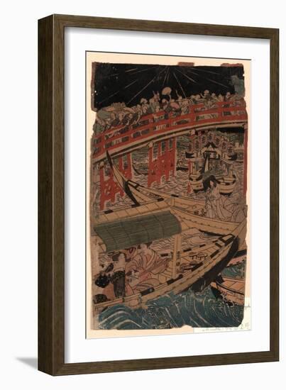 Sumidagawa Funaasobi-Utagawa Toyokuni-Framed Giclee Print