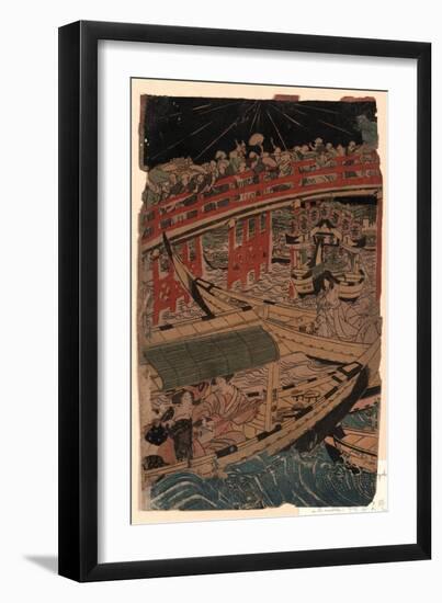 Sumidagawa Funaasobi-Utagawa Toyokuni-Framed Giclee Print