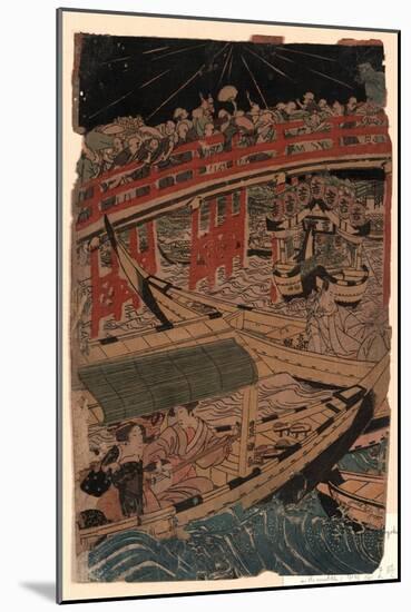 Sumidagawa Funaasobi-Utagawa Toyokuni-Mounted Giclee Print