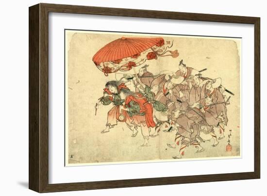 Sumiyoshi Odori-Ryuryukyo Shinsai-Framed Giclee Print