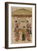 Sumiyoshi Odori-Hosoda Eishi-Framed Giclee Print