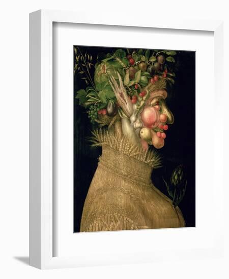 Summer, 1563-Giuseppe Arcimboldo-Framed Giclee Print