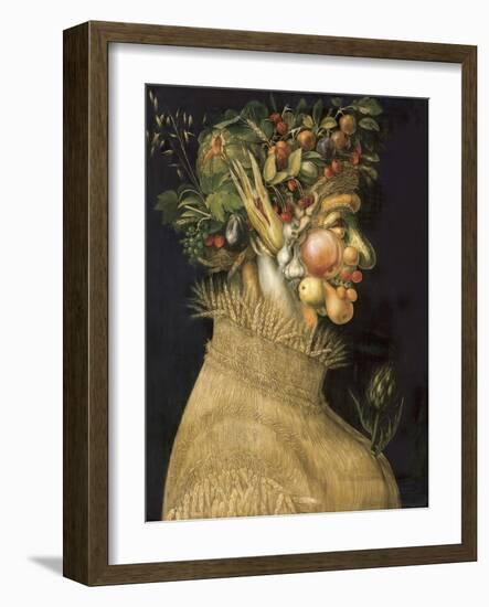 Summer, 1563-Giuseppe Arcimboldo-Framed Art Print