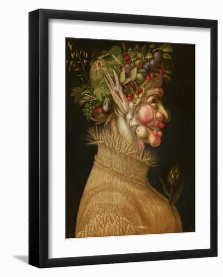 Summer, 1563-Giuseppe Arcimboldo-Framed Giclee Print