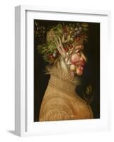 Summer, 1563-Giuseppe Arcimboldo-Framed Giclee Print