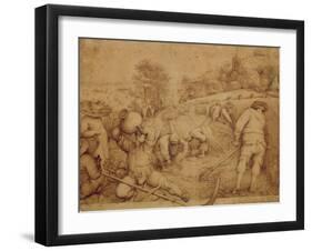 Summer, 1568-Pieter Bruegel the Elder-Framed Giclee Print