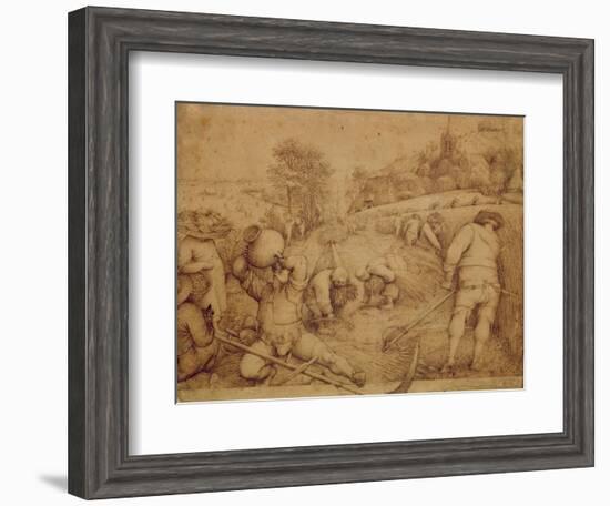 Summer, 1568-Pieter Bruegel the Elder-Framed Giclee Print