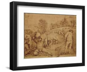 Summer, 1568-Pieter Bruegel the Elder-Framed Giclee Print