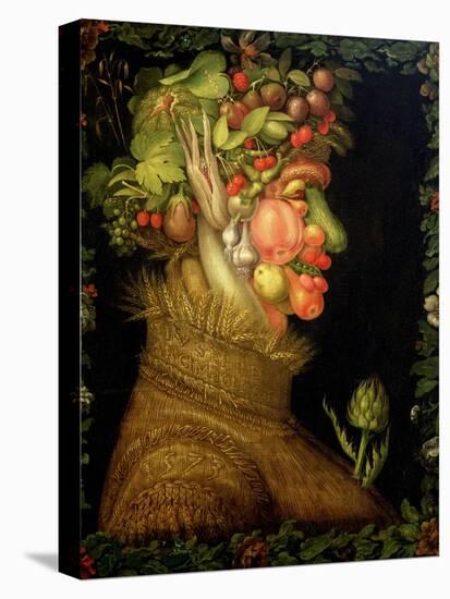 Summer, 1573-Giuseppe Arcimboldo-Stretched Canvas