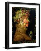 Summer, 1573-Giuseppe Arcimboldo-Framed Giclee Print