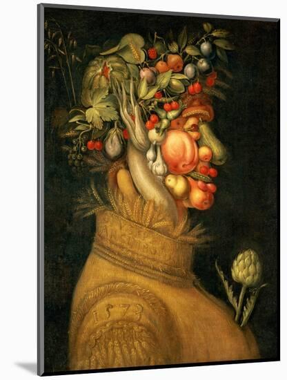 Summer, 1573-Giuseppe Arcimboldo-Mounted Giclee Print