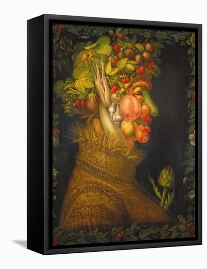 Summer, 1573-Giuseppe Arcimboldo-Framed Stretched Canvas