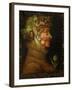 Summer, 1573-Giuseppe Arcimboldo-Framed Giclee Print