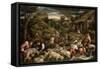 Summer, 1576-Francesco Bassano-Framed Stretched Canvas
