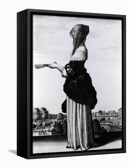 Summer, 1644 (Etching)-Wenceslaus Hollar-Framed Stretched Canvas