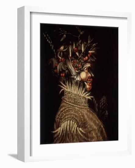 Summer, 16th Century-Giuseppe Arcimboldo-Framed Giclee Print